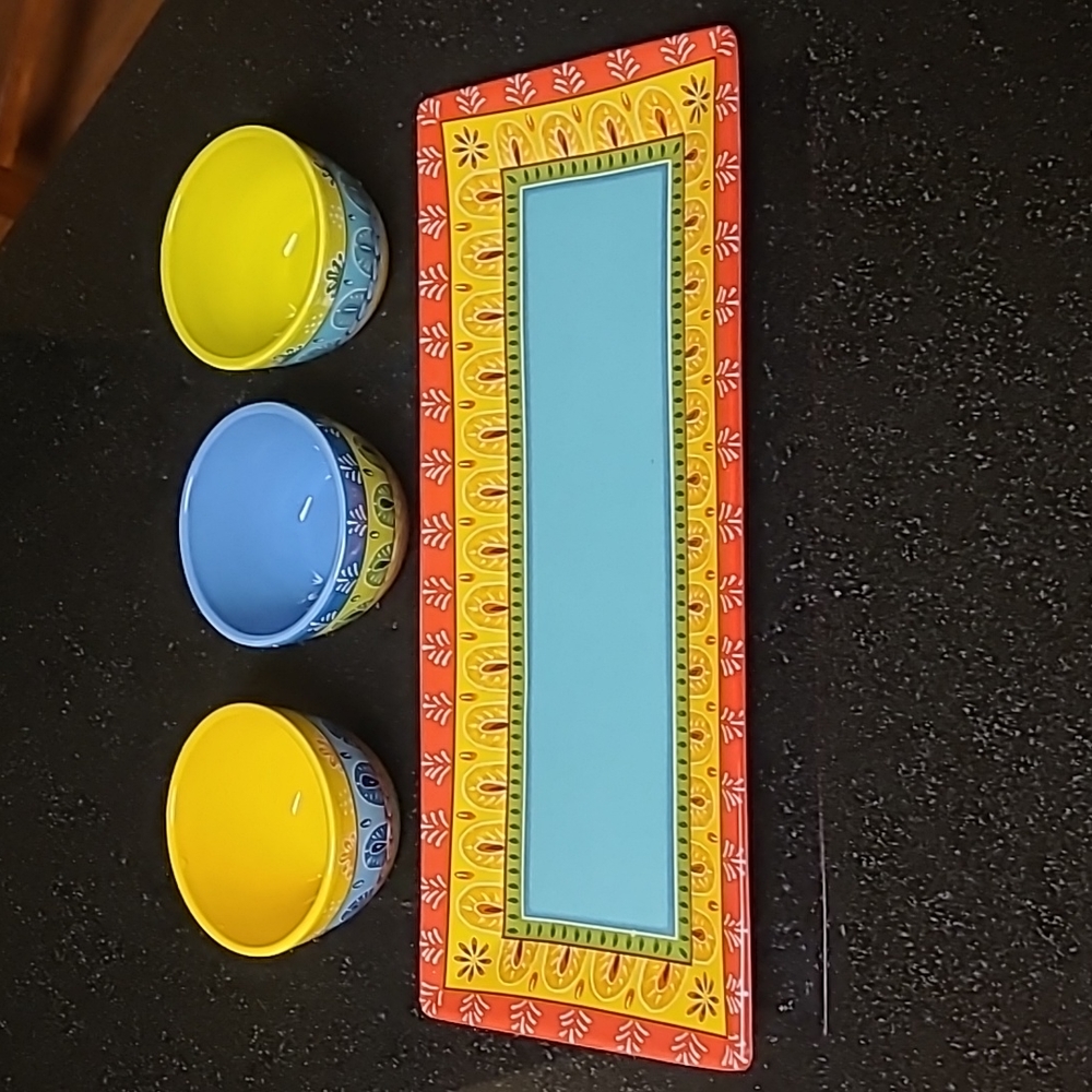 Platter And Bowl Set
